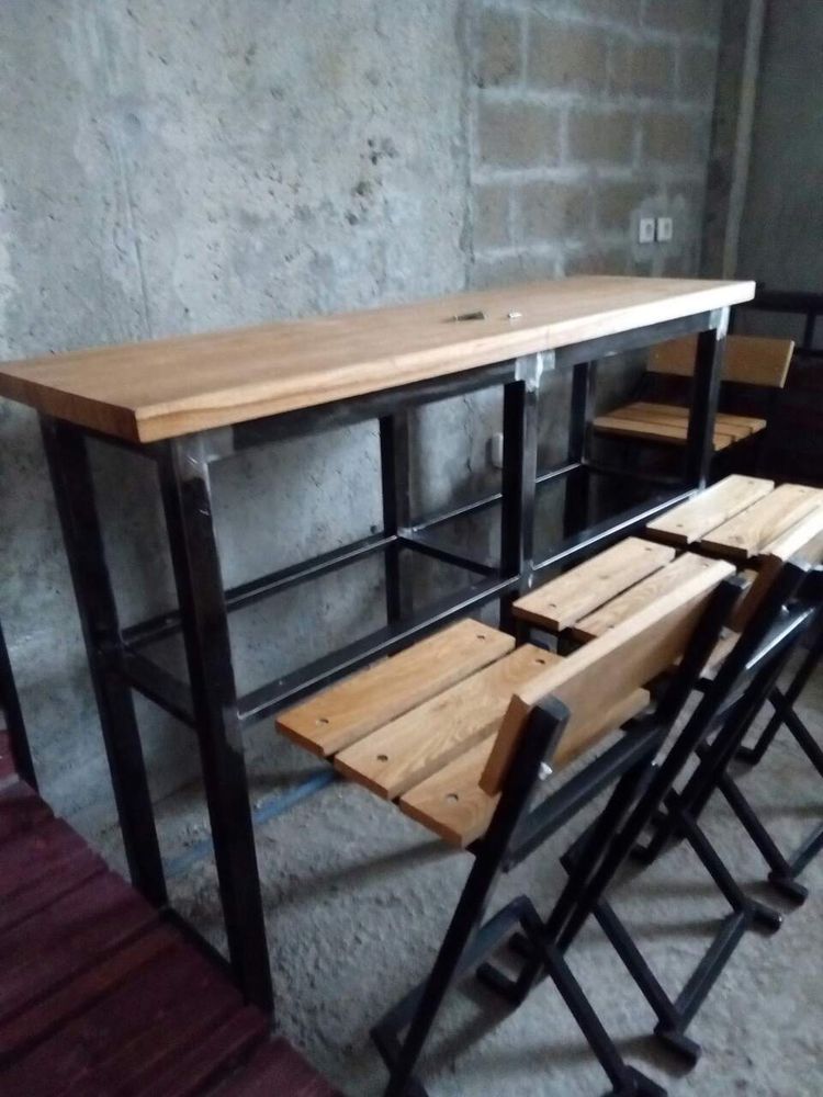 Лофт столы из дерева и металла чертежи