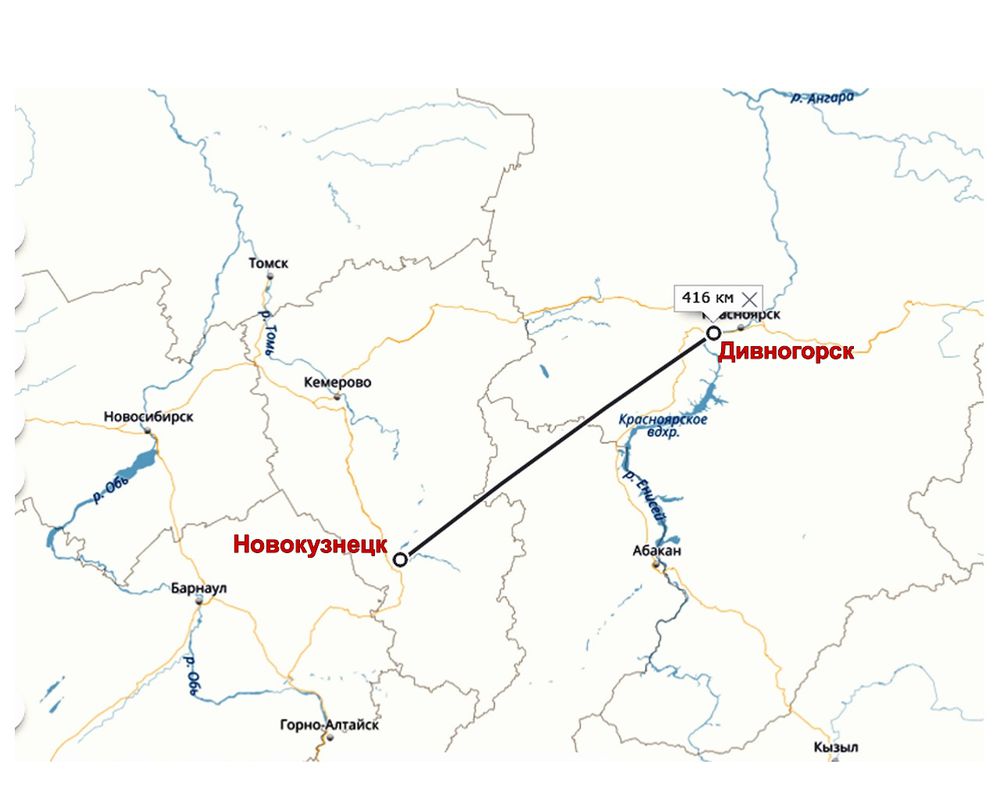 Трасса кемерово барнаул карта