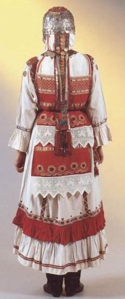 Народный чувашский костюм фото
