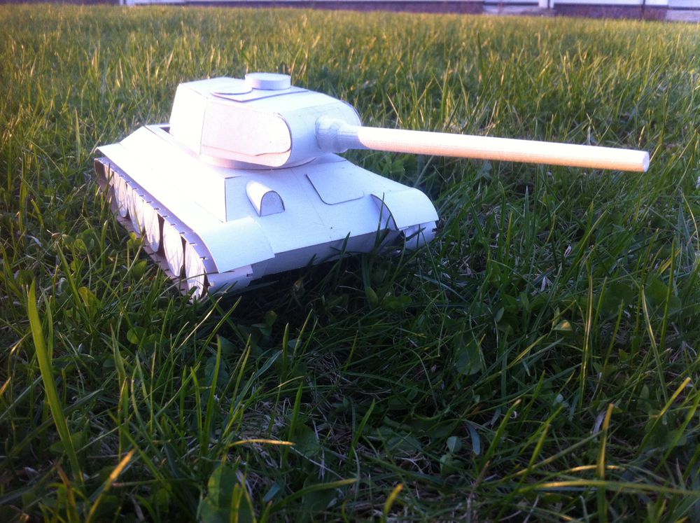 Изготовление модели легендарного танка Т-34, фото. № 36.