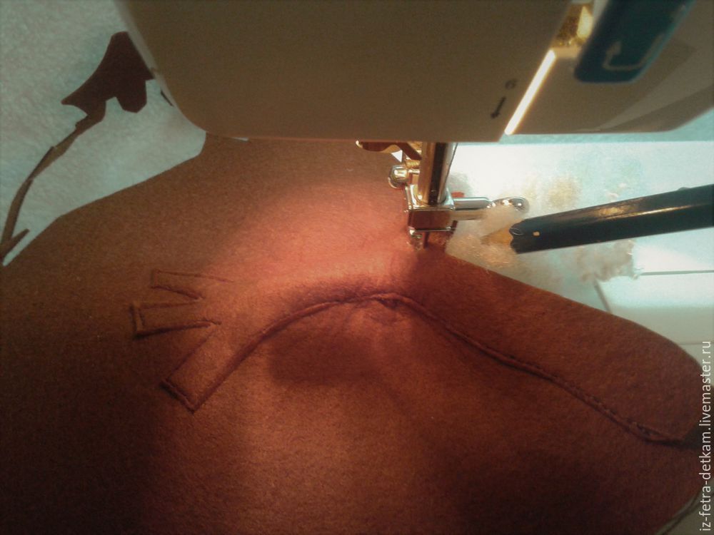 Шьем героя мультфильма «Новогодняя сказка» — Чудище-Снежище. Часть 1, фото № 21