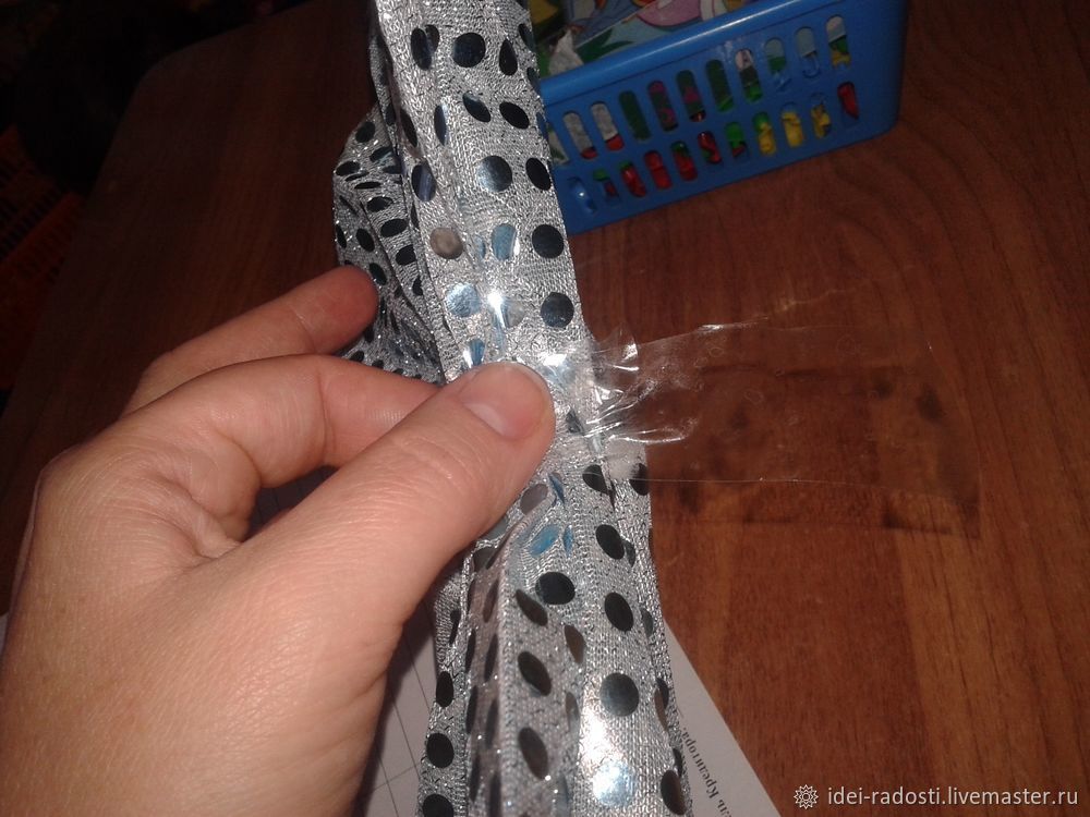 Бантик для куколки или Мальвины- для новогоднего костюма, фото № 7