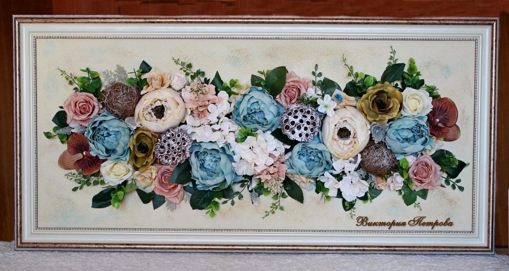 Настенный флористический коллаж.. Обсуждение на LiveInternet - Российский Сервис