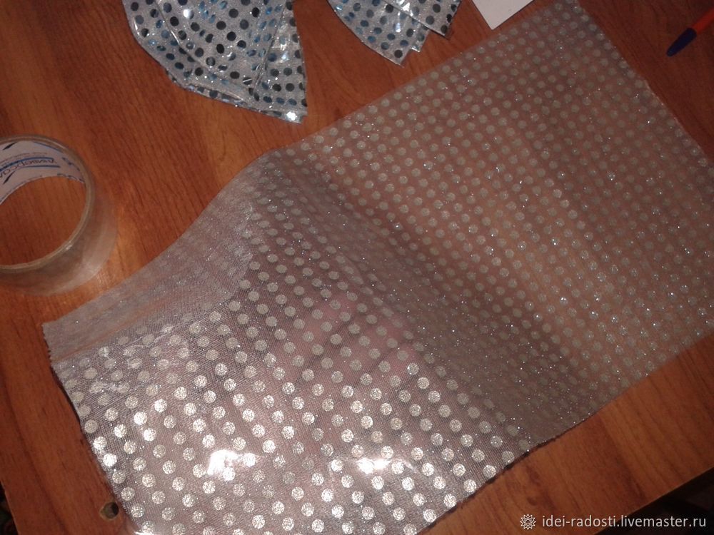 Бантик для куколки или Мальвины- для новогоднего костюма, фото № 3