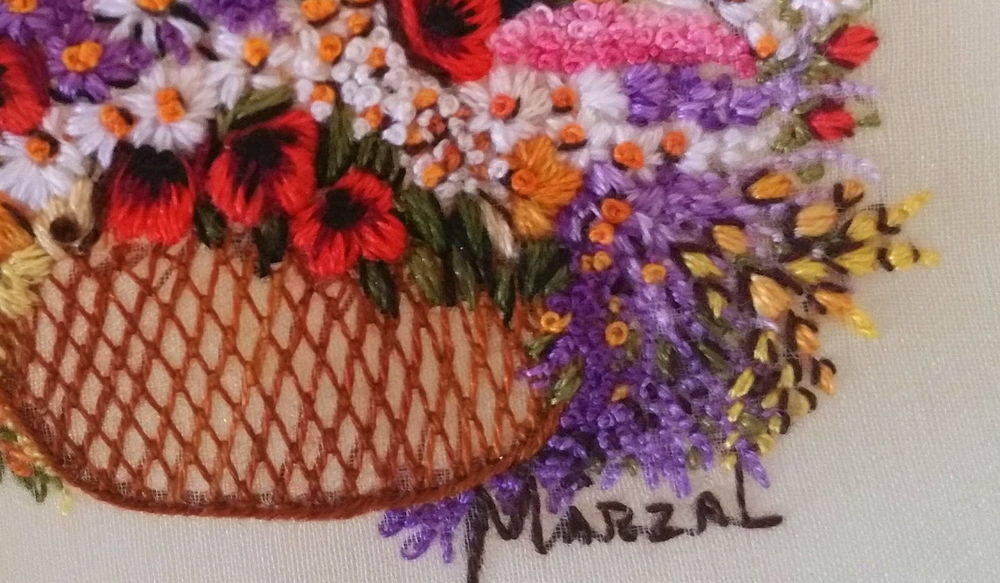 来自西班牙迷人的花卉刺绣 - maomao - 我随心动