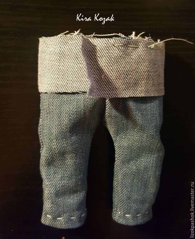 Шьем джинсы для куклы, фото № 11