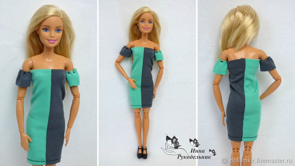 Выкройка платья для куклы Паола Рейна