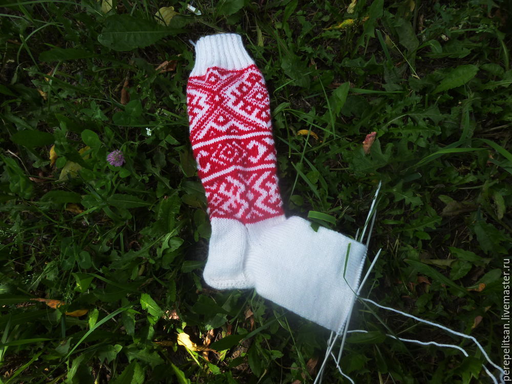 Как вязать гольфы спицами