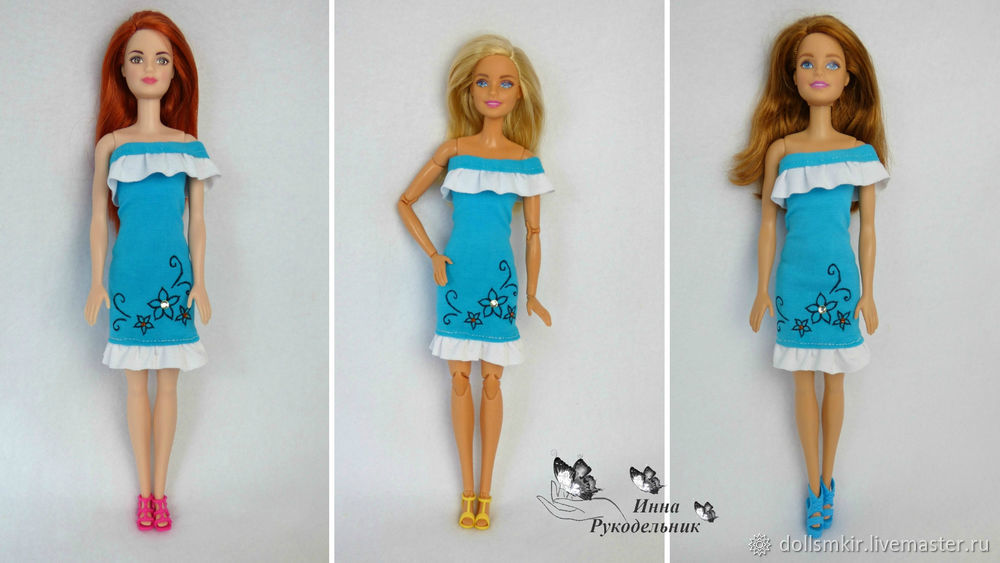 Платья для кукол своими руками: 95 фото и видео мастер-класс по пошиву кукольных нарядов