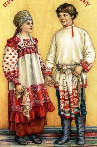 Стихи о русском народном костюме для детей