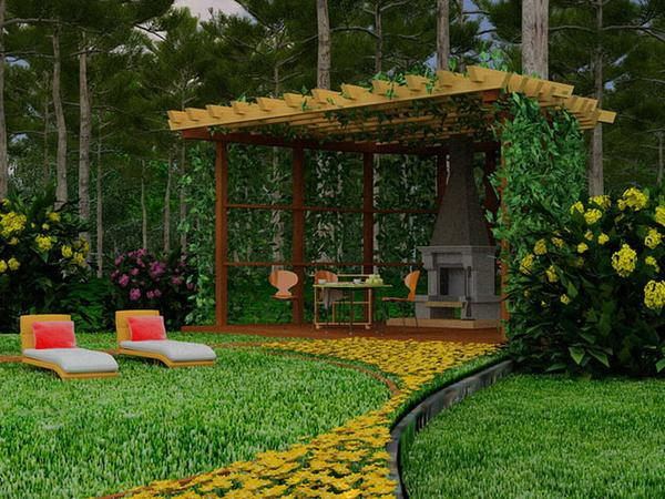 Большие горшки и декоративные кашпо в саду: 25 идей ландшафтного дизайна + 50 фото