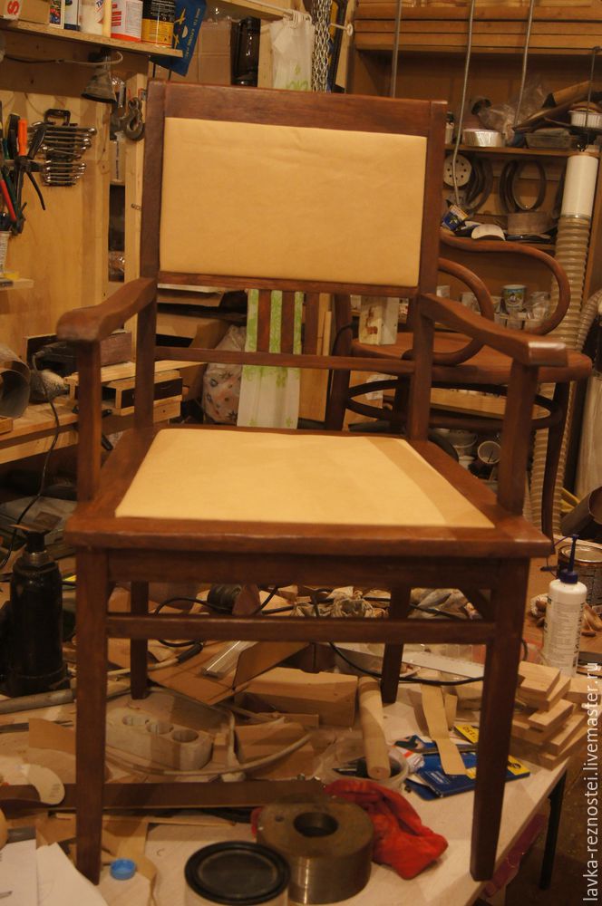 Реставрируем старое кресло мастер-класс, фото № 12