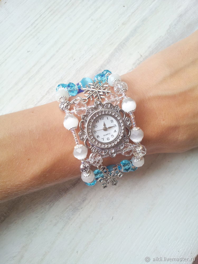 Мастер-класс: часы «Вьюга» на проволоке с памятью | Журнал Ярмарки Мастеров