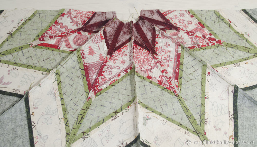 Шьем юбку для елки в стиле пэчворк, фото № 15 Шьем юбку для елки в стиле пэчворк, фото № 15