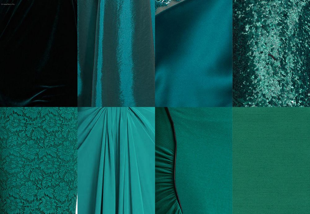 Платье сине зеленый цвет