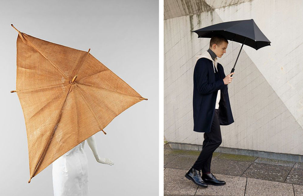 Первый зонтик. Джонас Хенвей зонт. Необычные зонты. Треугольный зонт. Дизайнерские зонты.