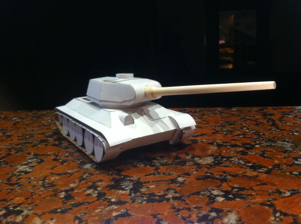 Создание модели легендарного танка Т-34, фото. № 35.