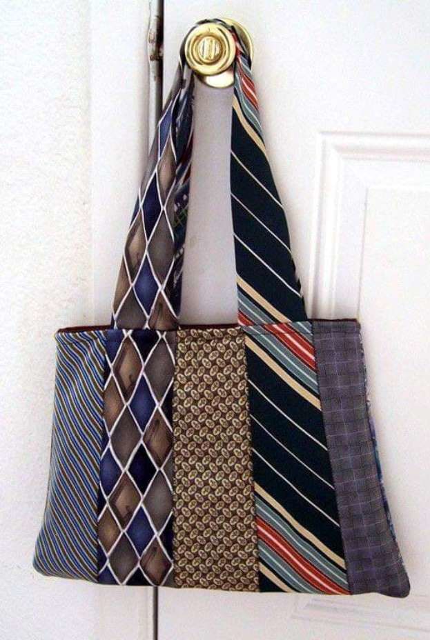 Поделки из старых галстуков своими руками