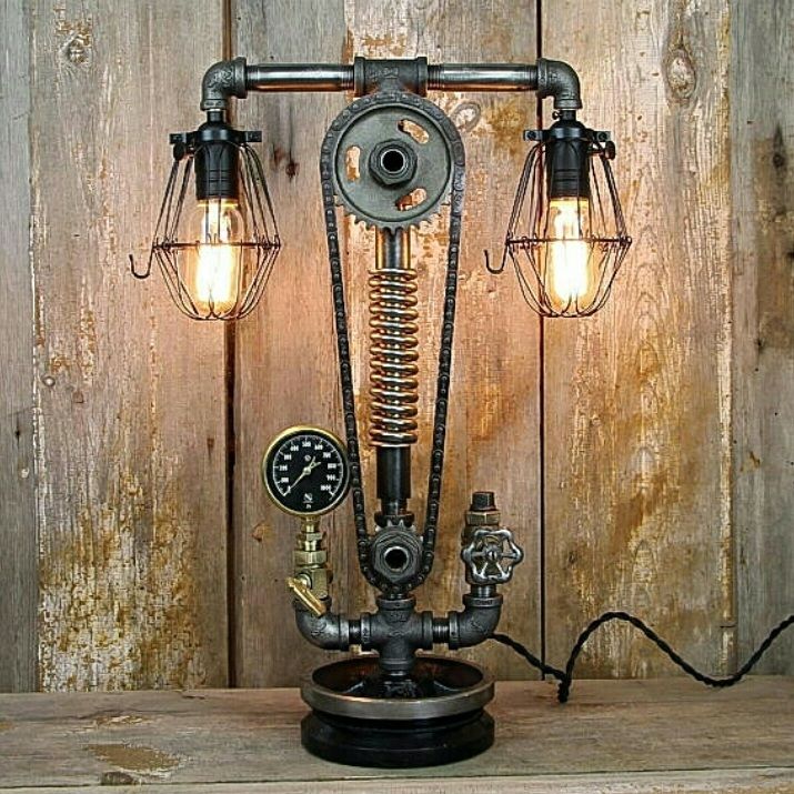 34 Design Table Lamps in the Style of Steampunk and Industrial Журнал