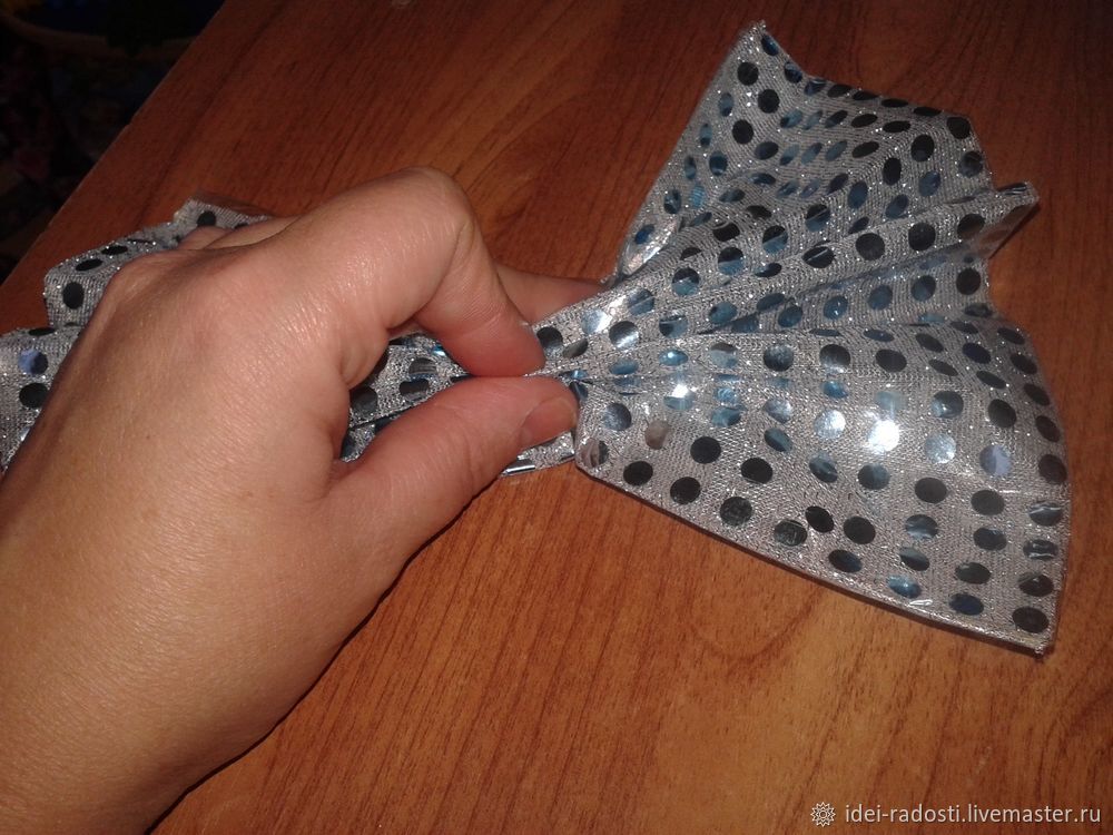 Бантик для куколки или Мальвины- для новогоднего костюма, фото № 8