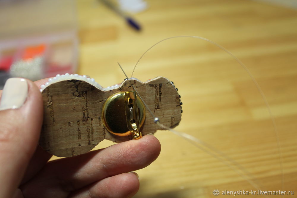 Мастерим брошь «Снеговик», фото № 22