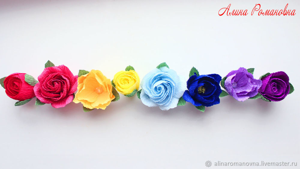 4 простых способа сделать цветы из гофрированной бумаги: Мастер-Классы вжурнале Ярмарки Мастеров