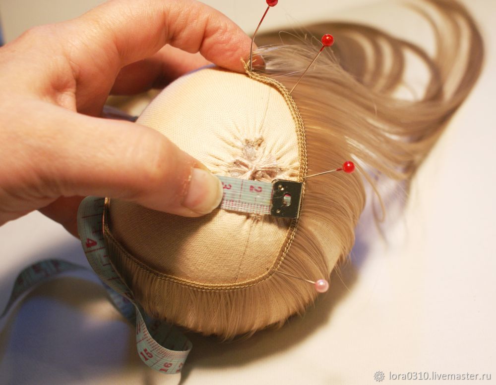 Как сделать шапочку для парика бжд