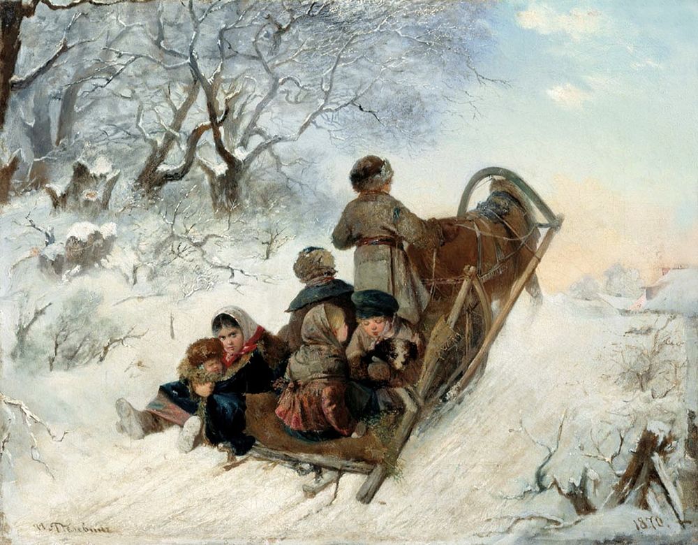 Сказочные зимние пейзажи русских художников, фото № 18