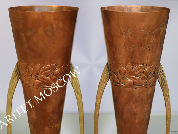 Раритетище 1905г Ваза 2шт медь бронза Wmf 94 | Ярмарка Мастеров - ручная работа, handmade