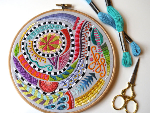 Amazing Embroidery by Corinne Sleight | Livemaster - handmade