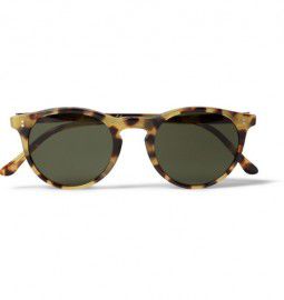Oliver Spencer Sid Round-frame Tortoiseshell Sunglasses