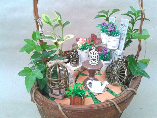 Делаем мини-сад своими руками | Ярмарка Мастеров - ручная работа, handmade