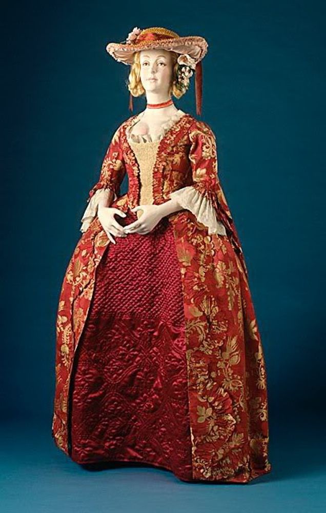 Платья франция 17 век