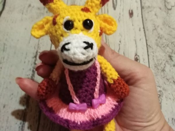 Вяжем крючком игрушку Жирафочку | Ярмарка Мастеров - ручная работа, handmade