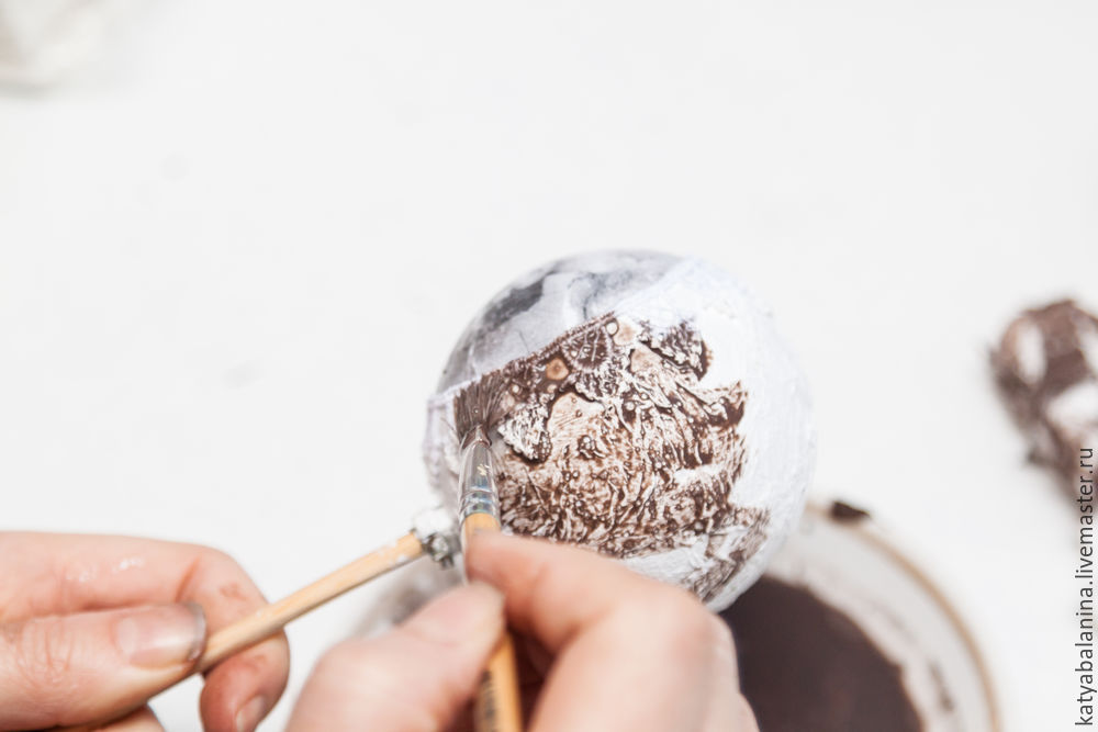 Создаем винтажный ёлочный шар, фото № 17