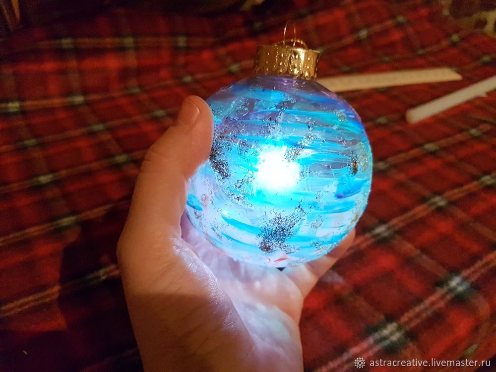 Светящиеся шары своими руками — уличное новогоднее освещение