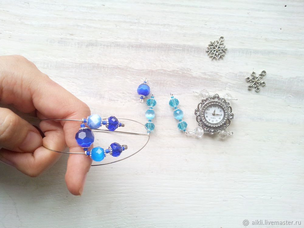 Мастер-класс: часы «Вьюга» на проволоке с памятью | Журнал Ярмарки Мастеров