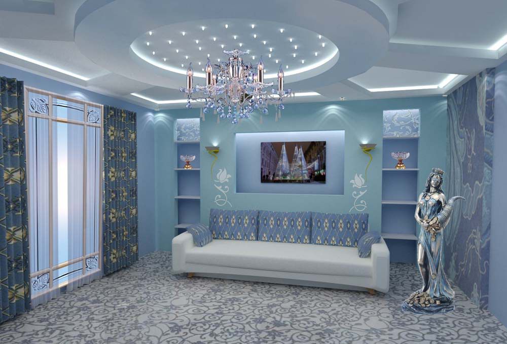 Modrý obývací pokoj, foto č. 21