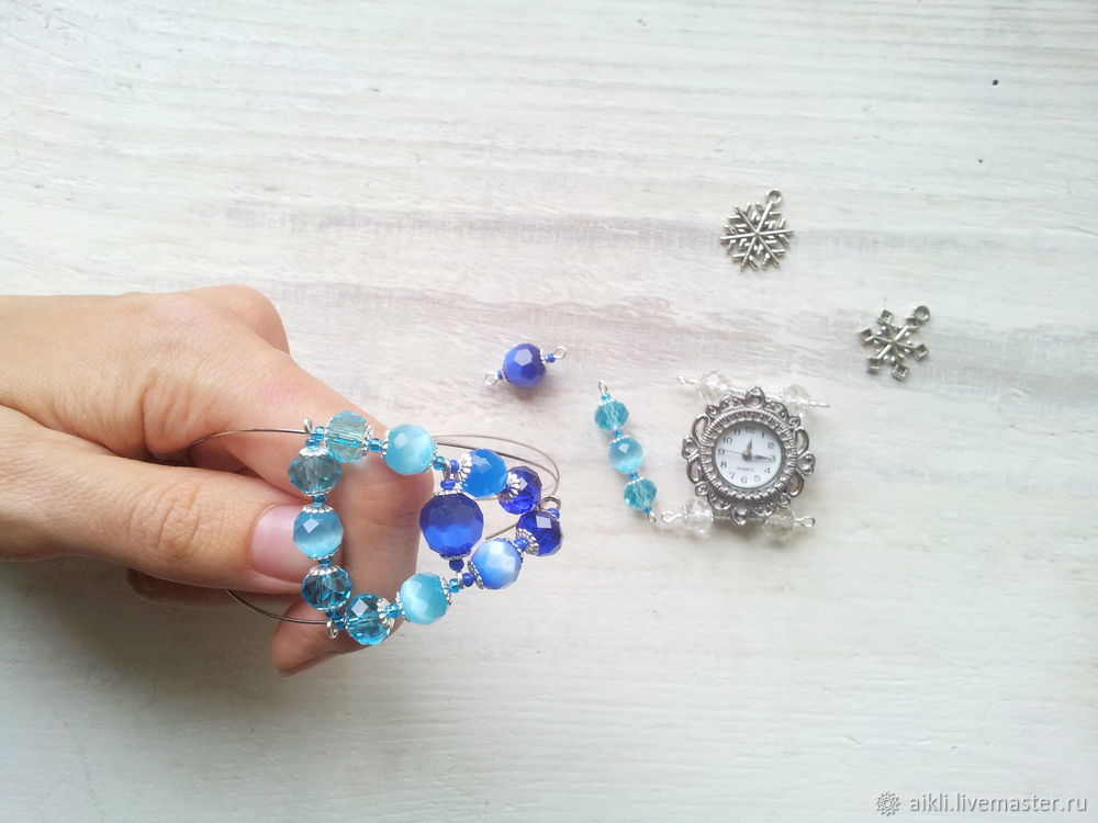 Мастер-класс: часы «Вьюга» на проволоке с памятью | Журнал Ярмарки Мастеров