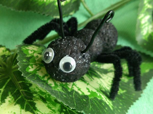 Создаем муравья из пенопластовых шариков | Ярмарка Мастеров - ручная работа, handmade