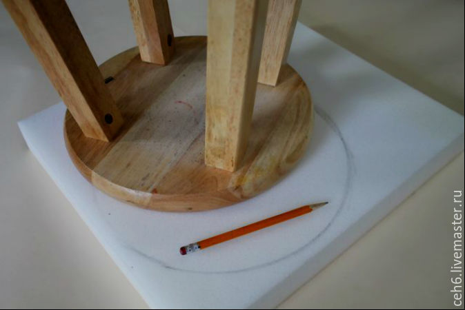 Изготовить сиденье для стула