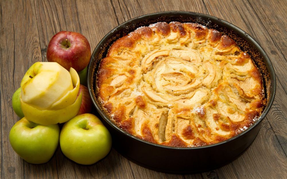 Пошаговое приготовление цветаевского пирога с яблоками