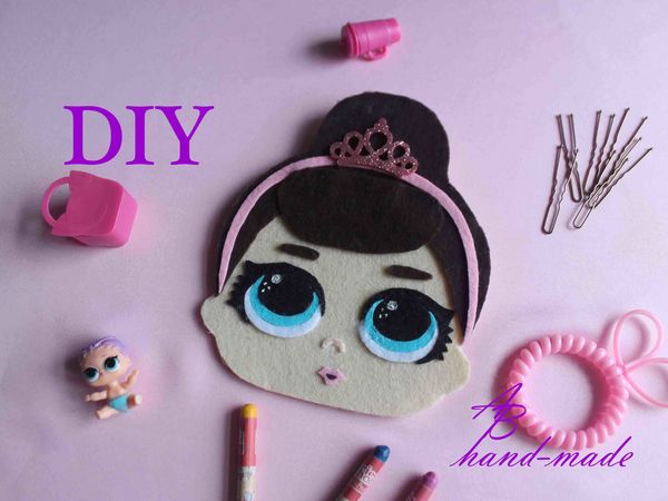 Мастерим сумочку-пенал в форме куклы ЛОЛ | Ярмарка Мастеров - ручная работа, handmade