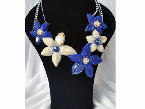 Создаем цветочное колье со Swarovski | Ярмарка Мастеров - ручная работа, handmade Создаем цветочное колье со Swarovski | Ярмарка Мастеров - ручная работа, handmade