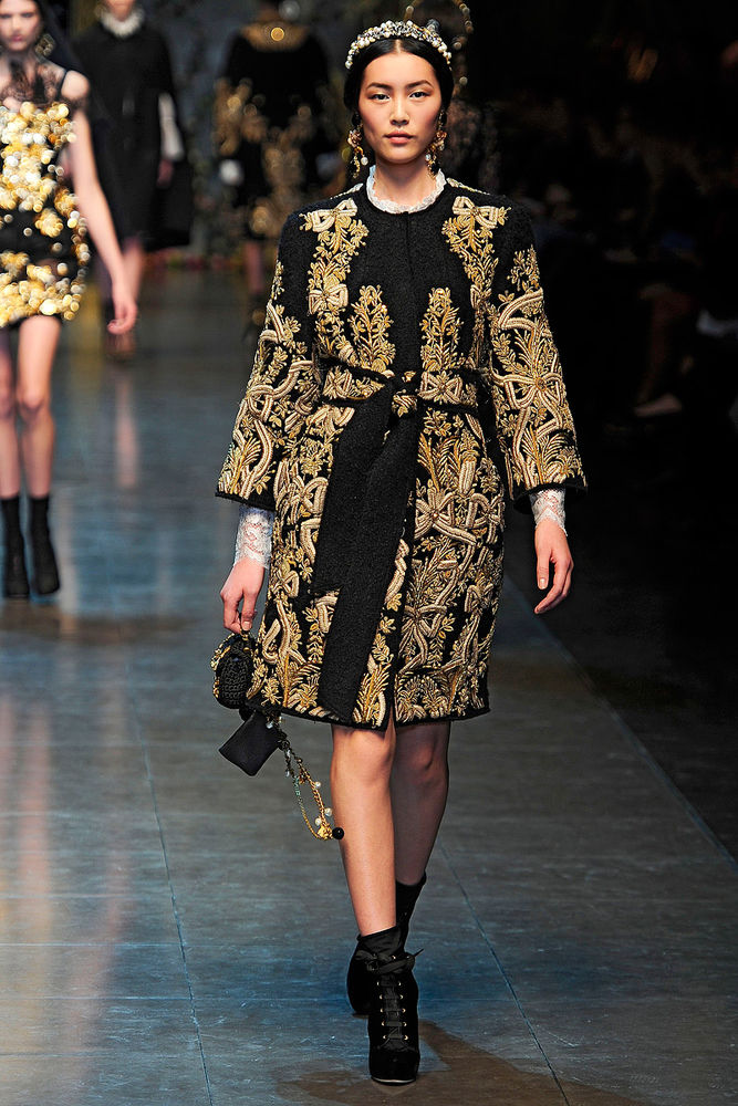 dolce and gabbana fall 2012