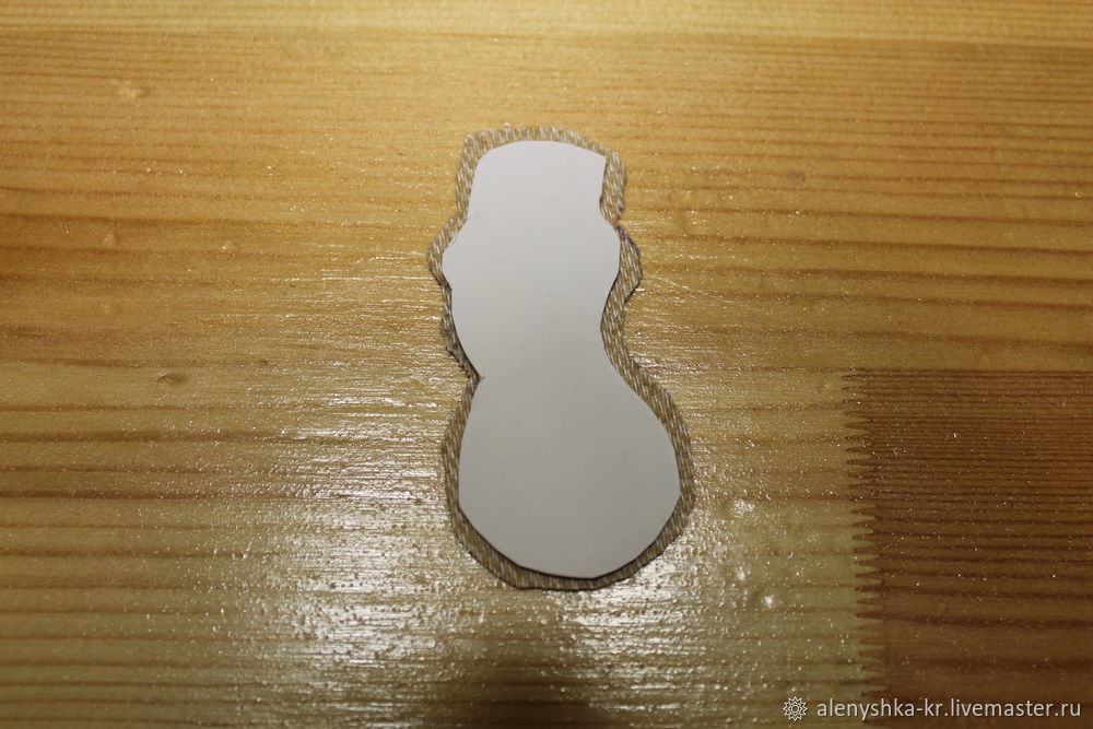 Мастерим брошь «Снеговик», фото № 19