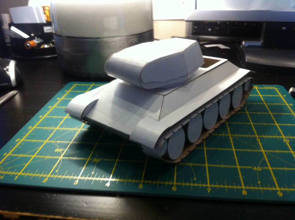 Создание модели легендарного танка Т-34, фото. № 28.