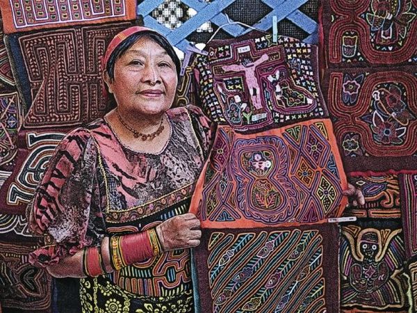 Старинное рукоделие: молы индейцев племени Куна | Ярмарка Мастеров - ручная работа, handmade