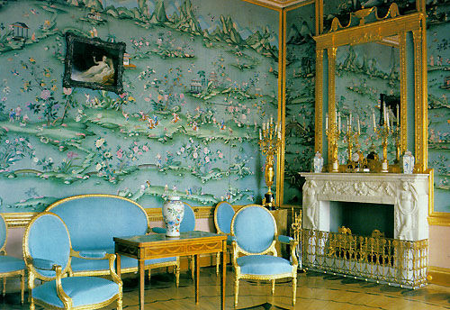 Modrý obývací pokoj, foto č. 1