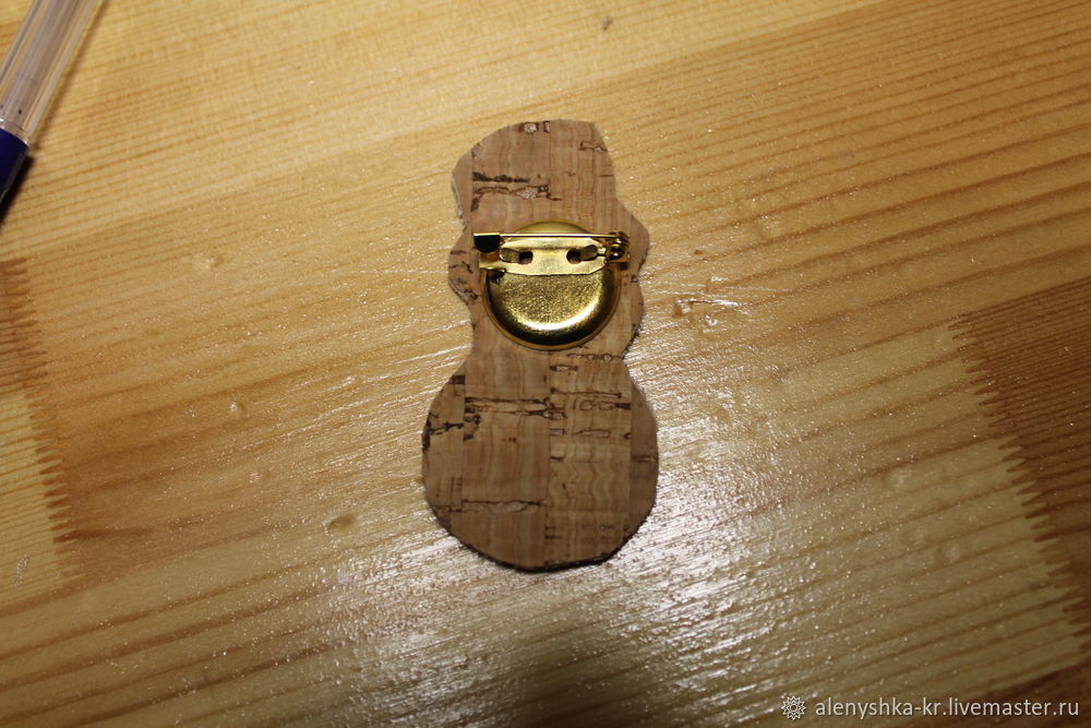 Мастерим брошь «Снеговик», фото № 20